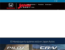 Tablet Screenshot of japanautos.com.pe